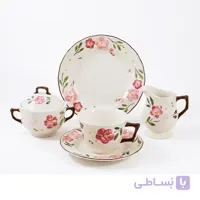 سرویس چایی خوری 15 پارچه طرح Cherry