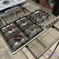 اجاق گاز صفحه ای توکار استیل  اریکسان مدل لوفرا اپکس قارچی پلوپز وسط ترموکوپل