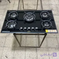 اجاق گاز صفحه ای توکار شیشه ای اریکسان مدل 2024 قارچی ترموکوپل مشکی