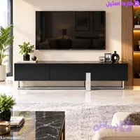 میز تلویزیون کد T2 بدنه هایگاس پایه استیل