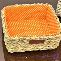 سبد حصیری دستباف (ارگانایزر)