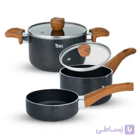 سرویس 5 پارچه کودک تیارا کد TR-5SPTGS رنگ مشکی