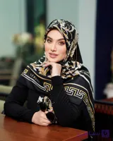 روسری نخی وال ترک منگول دار