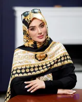 روسری نخی وال ترک منگوله دار
