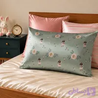 رو بالشی مدل ساتن ابریشم طرح فرشته