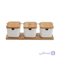 ست سه پارچه جا ادویه و پاسماوری مدل WH-0037