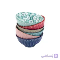 کاسه 6 عددی چندرنگ دنی هوم کد 350FGW