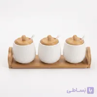 ست سه پارچه جا ادویه‌ و چاشنی‌خوری WH-0031