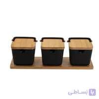 ست سه پارچه جا ادویه و پاسماوری مدل BL-0038