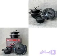سرویس قابلمه چدن 8پارچه طرح لادن