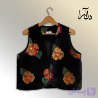 وست مخمل گل دوزی