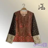 کت کتان باتیک سنگ شور