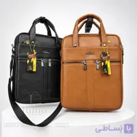 کیف نیمه اداری میلانو جلو ۲ زیپ | شیک، مقاوم و مدرن | کیف لومو