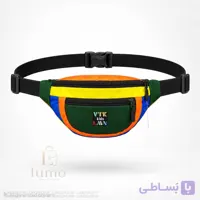 کیف کمری هفت رنگ | برزنتی و قابل شستشو | مناسب خانم و آقا