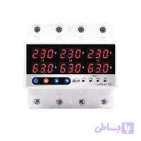 محافظ ولتاژ جریان 63 آمپر JBH سه فاز (دیجیتال)