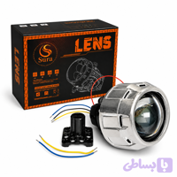 لنز سورا Q25 PRO 4300K سایز ۲.۵ اینچ | لنز Bi-LED نور آفتابی 45/55 وات با خط کات دقیق