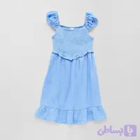 سارافون آبی چیندار دخترانه وارداتی مارک jcpenny