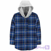 پیراهن آستین بلند کلاه دار پسرانه وارداتی مارک carters