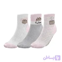 پک سه عددی جوراب دخترانه طرحی پیشی