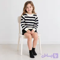 بلوز بافت دخترانه وارداتی لیبل کات بنگلادش