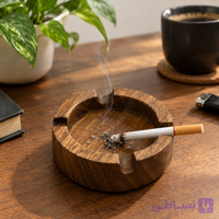 زیر سیگاری چوبی گردو