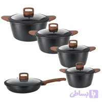 سرویس قابلمه و تابه 10 پارچه گرانیتی دالتون مدل برلین