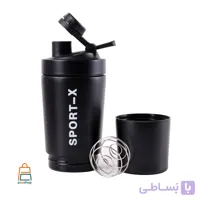 شیکر استیل درب پیچی