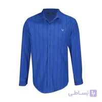 پیراهن مردانه آتا ترک کد A116 رنگ آبی نفتی