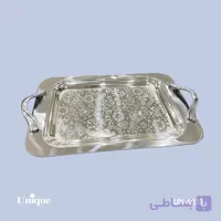 سینی براق استیل بدون پایه بزرگ یونیک مدل UN-4033