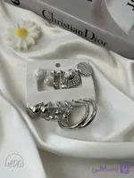 پک گوشواره ۶ جفتی میخی