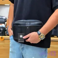 کیف دستی و دوشی مردانه مونت بلانک چرم صنعتی مدل سه کاره - ودیز شاپ