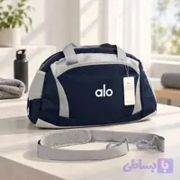 ساک ورزشی جنس خلبانی ابعاد 46 در 30 سانتیمتر با 4 جیب بیرونی و بند بلند