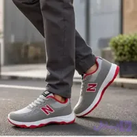 کتانی نیوبالانس مردانه مدل nino طوسی قرمز سایز 41 تا 44