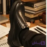 کفش مردانه طبی رویه چرم خارجی زیره نرم مدل Denaa (کد J231W)