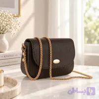 کیف دخترانه چرم مصنوعی روزمره و مهمانی بند بلند مگنتی (کد W9GHC)