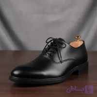 کفش مردانه کلاسیک مجلسی چرم مصنوعی مشکی سایز 40 تا 44 (کد KMQBE)