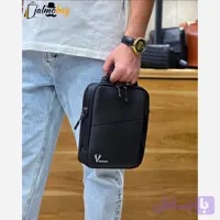 کیف دوشی دستی اسپرت ضد آب اسکین و برزنت خارجی (کد 9TZKC)