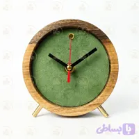ساعت رومیزی چوبی بهار