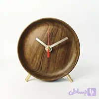 ساعت رومیزی چوبی گاه