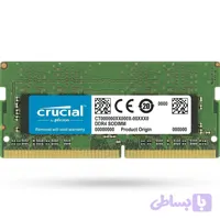 رم لپ‌تاپ DDR4 تک کاناله 8 گیگابایت 3200 مگاهرتز کروشیال مدل CTw18 با تایمینگ CL22 و ولتاژ 1.2 ولت