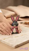 جا کلیدی و جا سوییچی جنس چرم طبیعی گاوی طرح دختر