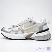 کتونی زنانه نایکی V2K ران سفید نقره‌ای | Nike V2K Run White Silver