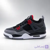 کتونی زنانه جردن ۴ برد ری‌ایمجین | Nike Air Jordan 4 Bred Reimagined