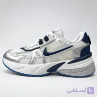 کتونی زنانه نایکی V2K ران سفید سرمه‌ای | Nike V2K Run White Navy