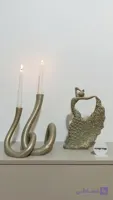 ست جاشمعی ومجسمه دکوری دختر رقصنده پلی استر