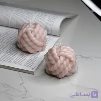 شمع بافت کروی Vintage Pink