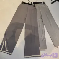 شلوار بافت چاکدار مدل بگ راسته،گپ ظریف