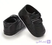 پاپوش نوزادی چرمی مشکی
