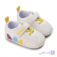 پاپوش بچگانه چسبی زرد سایز 1 و 2