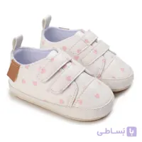پاپوش قلبی سفید سایز 1